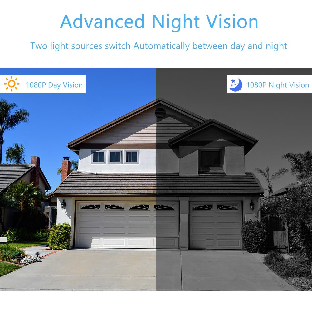 Аналоговая пулевидная камера 1080P, 2,0 МП с металлическим корпусом, встроенная 36 интеллектуальных светодиодных ламп IR-CUT