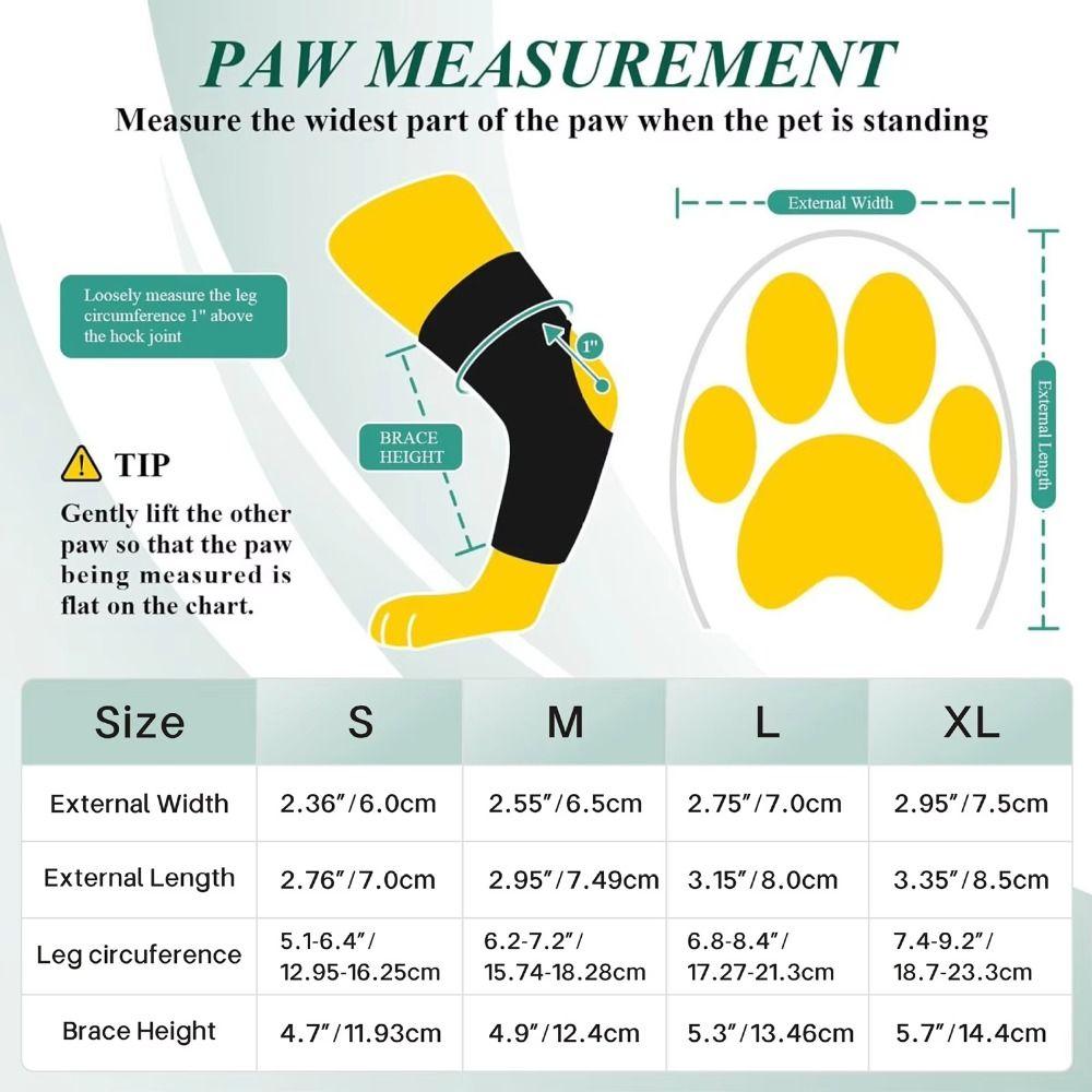 Wear-Resistant Paw Protectors Anti Drop Drops Foot Brace Corrective Dog Shoes Indoor Use