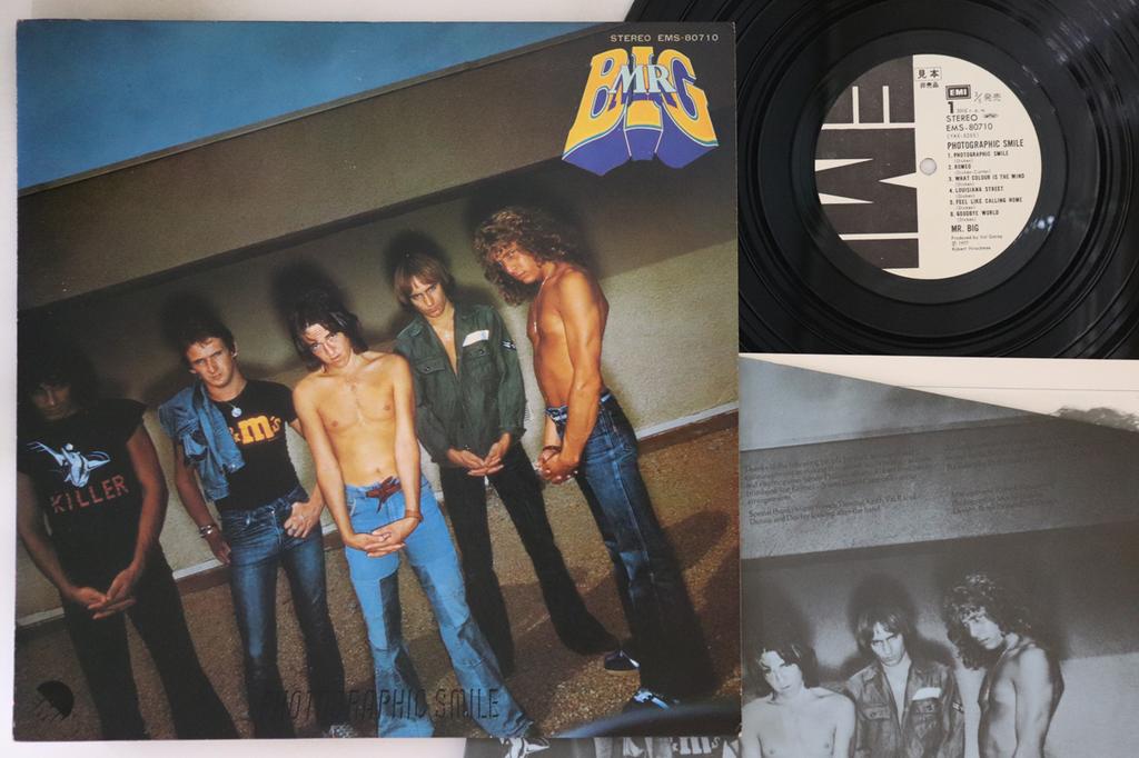 LP Пластинка MR. БОЛЬШОЙ - Фотографическая улыбка EMS80710PROMO EMI 1977 Япония Рок Б/У