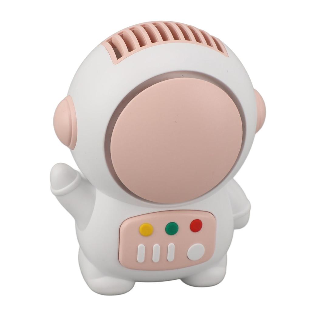 Мини-вентилятор Astronaut, розовый, с возможностью зарядки через USB, тихий, безлопастной, с 2 скоростями, ручной вентилятор для астронавтов