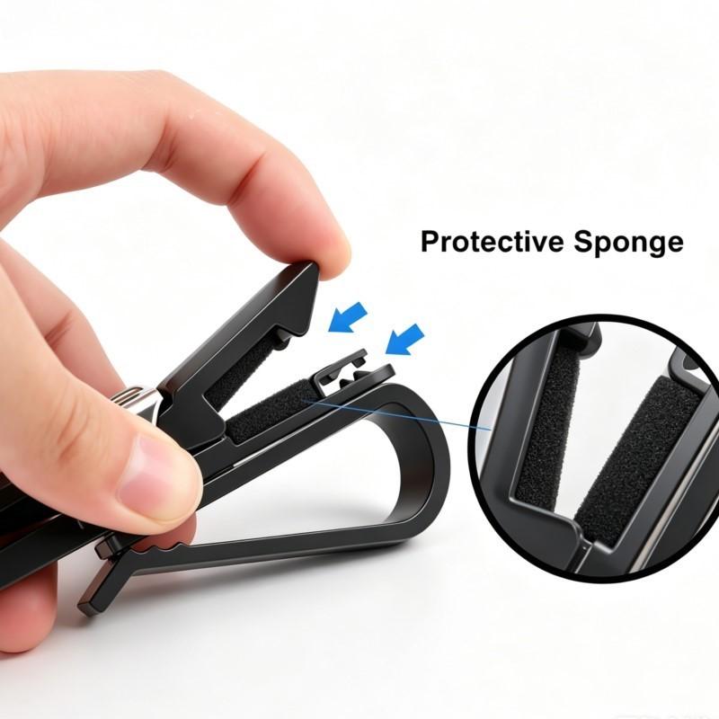 BBIP8 M Car Auto Sun Visor Glasses Box Universal Sunglasses Clip Card Ticket Emblem For BMW G80 G07 G42 G14 G15 G16 E46 E90 F20 E60