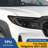 Для Honda Ridgeline 2026-2026 Дымчато-черная Предварительно вырезанная Защитная пленка для фар автомобиля TPU PPF Антицарапающаяся Высокоглянцевая Виниловая пленка