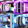 Воздушный кулер для процессора ALSEYE M120DPlus с индикацией температуры поставляется с двумя ARGB PWM 120-мм вентиляторами и поддерживает Intel