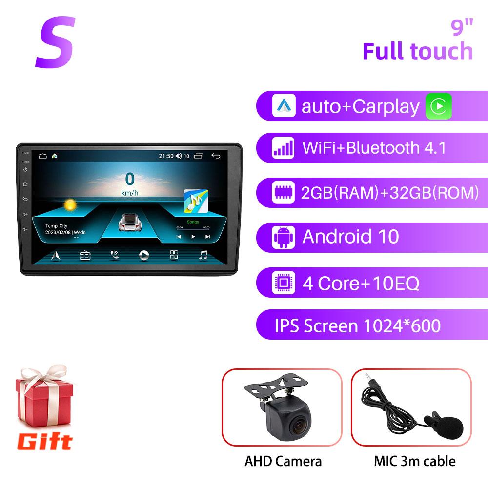 2 Din Android Radio Car GPS Navigation for Ford New Transit 2009-2019 Head Unit Autoradio Multimedia Player Stereo Audio Auto