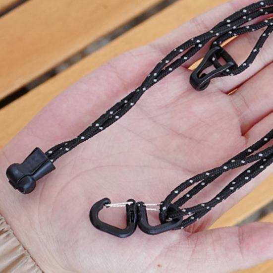 Уличный светильник, подвесной трос, регулируемый многоцелевой светоотражающий трос, рюкзак, поясная палатка, кемпинговый фонарь, подвесной шнур с вращающимся крючком