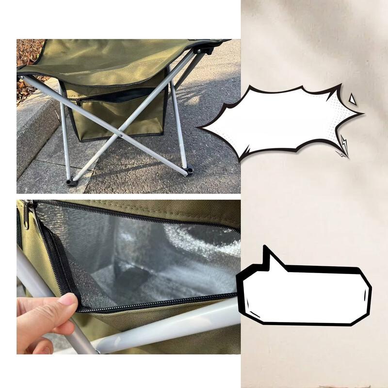 UOSUUOSU Multi-functional Outdoor Folding Chair with Storage Bag