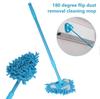 Мини-швабра вращающаяся телескопическая треугольная шенилловая швабра ленивая настенная бытовая щетка для уборки швабры моющий инструмент для уборки пыли