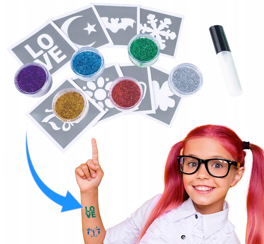 [PACZA][1] Colorful Hair and Tattoos Set Glamour Studio U618