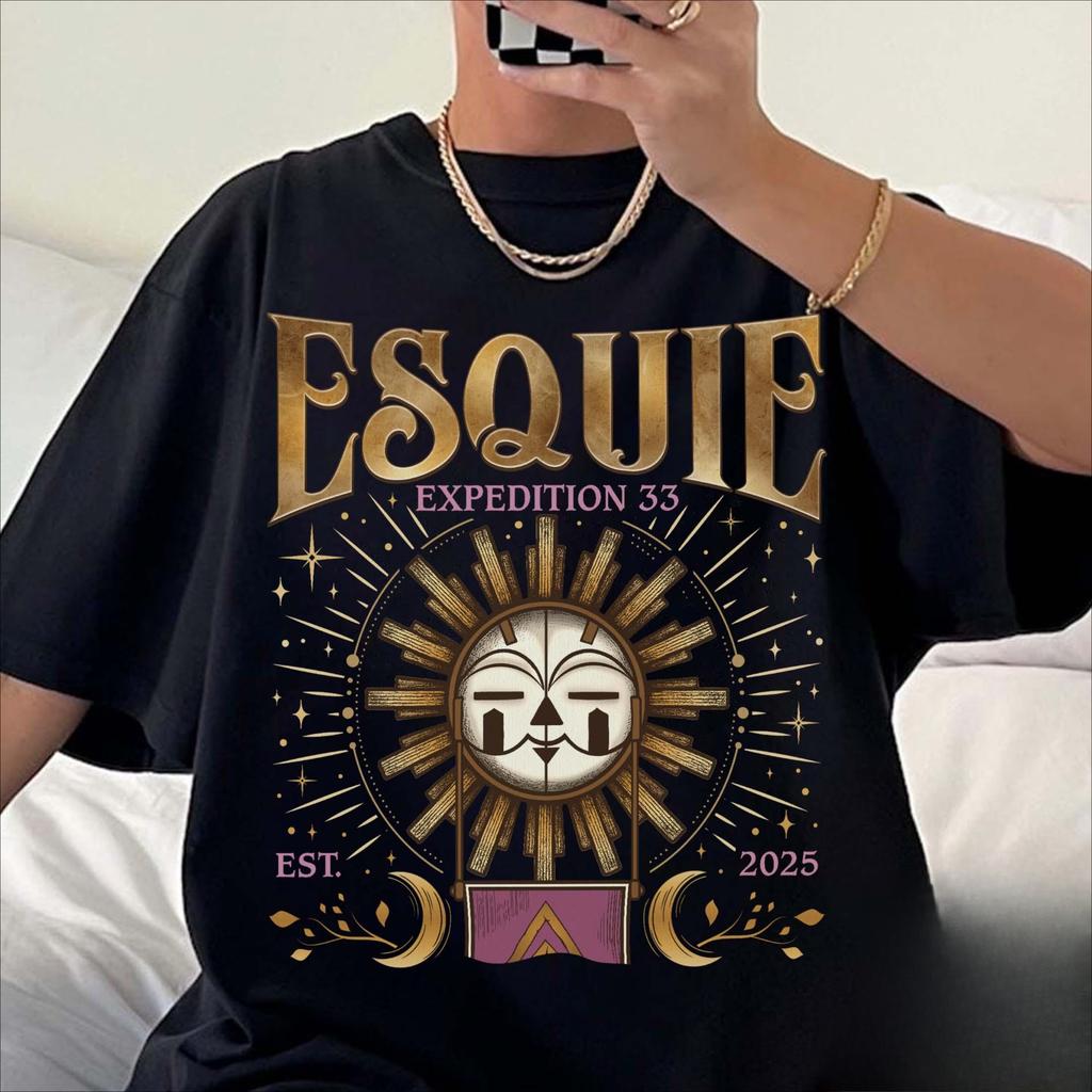 Clair Obscur Expedition 33 Cotton Gift New Design Game Fans Clothes T-shirts for Men Merch T-Shirt Vintage Wash Gamer Tops