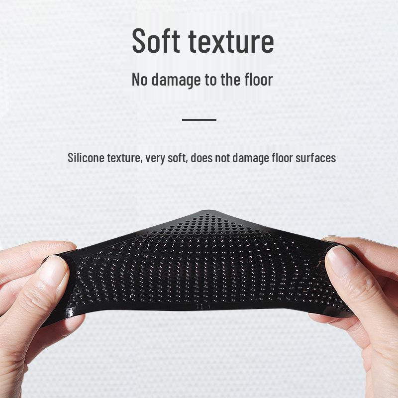 Треугольная резиновая ПУ противоскользящая подкладка для ковра