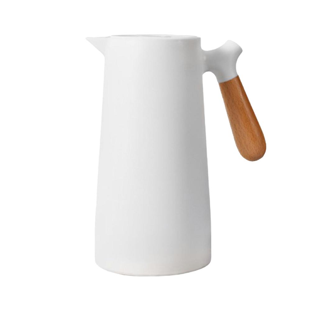 1000ml Thermal Coffee Carafe Double Walled Thermos Glass Liner Coffee Kettle Household Insulation Water Pot Vacuum Carafes