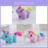 Cute Plush Toy Pendant Mini Keychain Bag Accessory Purple Blue Pink White 10cm