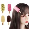 Food Duckbill Clip Ice Cream Hairpin Hair Accessories Women Hair Clip Korean Style Barrettes