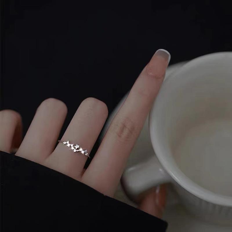 Цыганское кольцо, женское кольцо с инкрустацией из циркония в виде звезды, простое и модное кольцо-метеор в виде пятиконечной звезды, подарок девушке.