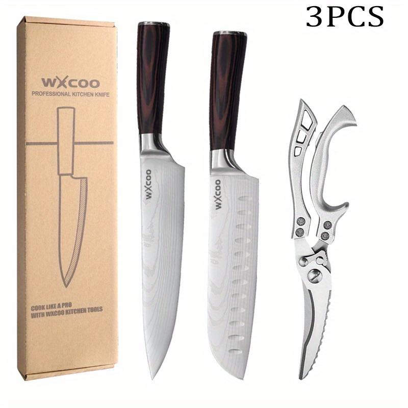 Stainless Steel Kitchen Utility Butcher Cutting Paring Kitchen Scissors Multipurpose Knife Household Kitchen Knife Boning Meat Cleaver