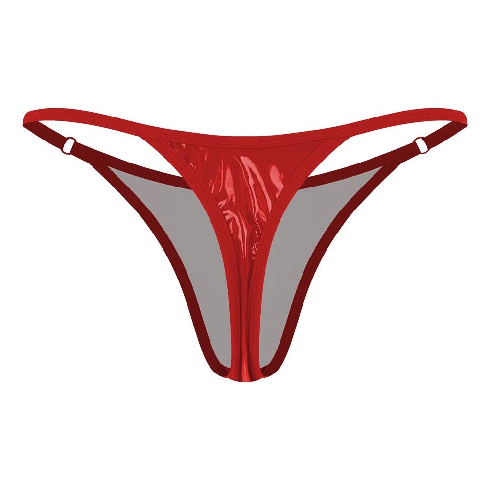 Всесезонные стринги с пайетками, сексуальное нижнее белье, трусики с низкой талией