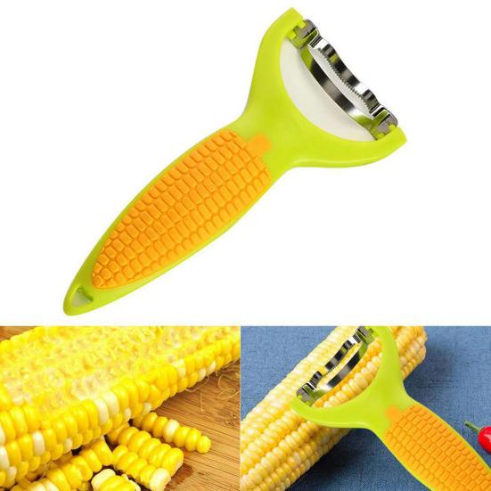 1/2/3/4Pcs Corn Peeler Stainless Steel Corn Grain Remover Ergonomic Handle Corn Cob Separator Efficient Corn Husker Separator Corn Shucker Tool