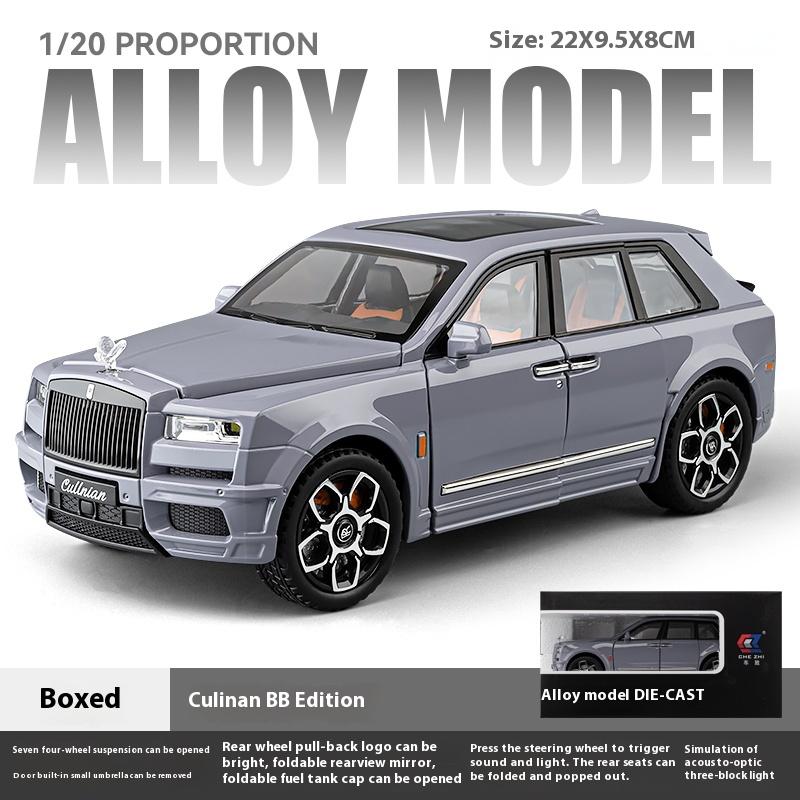 1/20 Rolls Royce Cullinan Роскошный Внедорожник Металлический Литой Модель Автомобиля Коллекция Хобби Украшение Праздничные Подарки Бойфренд