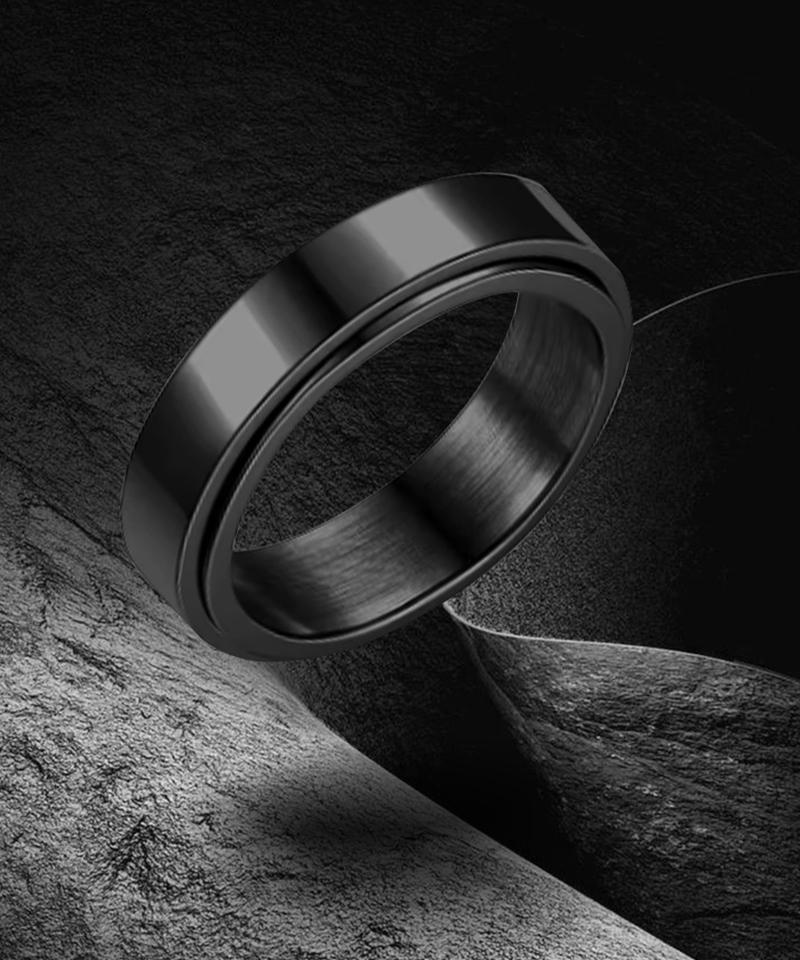 Мужское кольцо Blancier Black Double Welling Bm256R1049