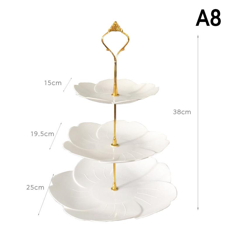 2/3-ярусная подставка для кексов, сервировочная подставка, десертная башня, поднос для фруктов, для чаепития, детского праздника, свадьбы, рождественской вечеринки