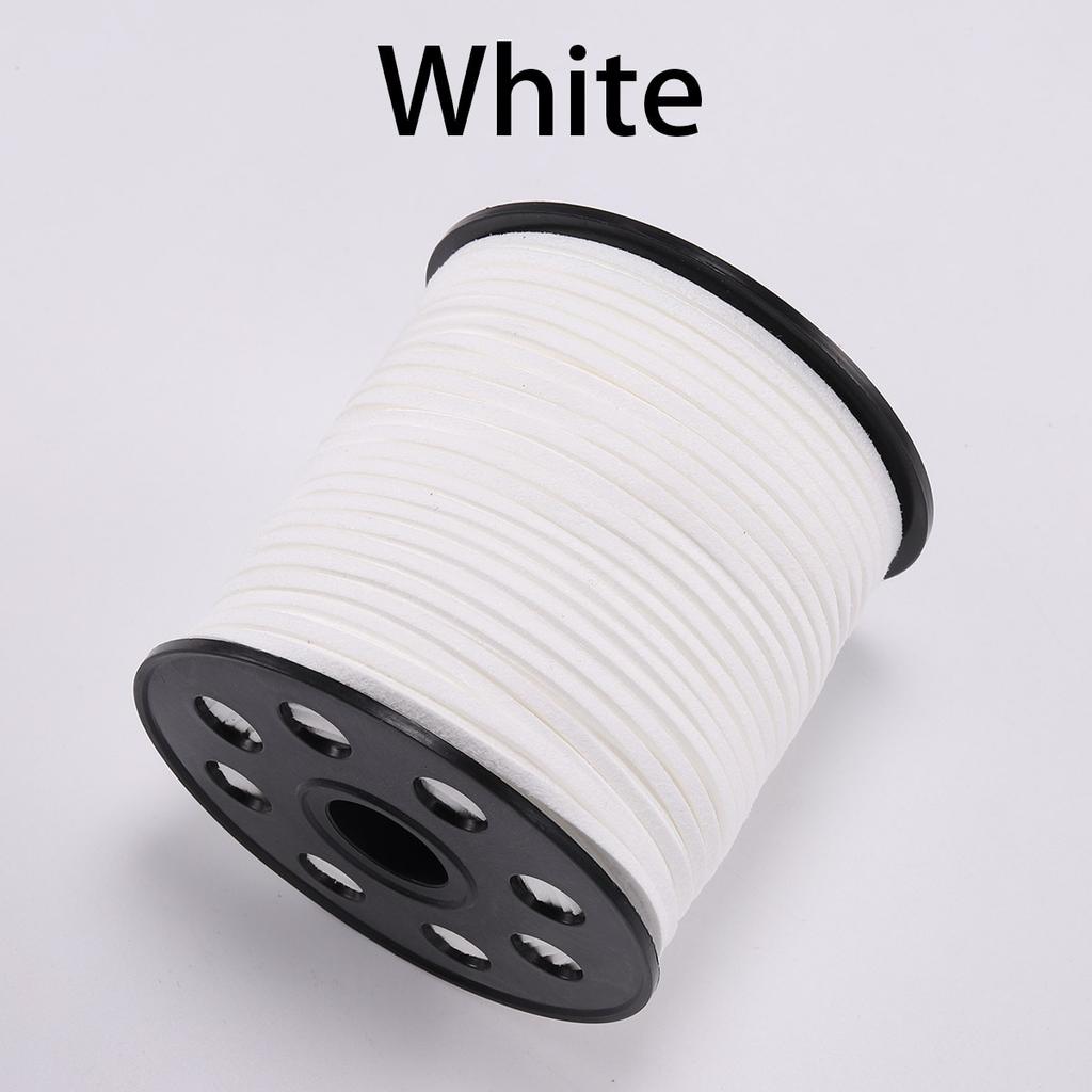 10 м/лот, 2,5 мм, плоский плетеный из искусственной замши, корейский бархатный кожаный браслет ручной работы с бисером, ожерелье «сделай сам» для изготовления ювелирных изделий, фурнитура