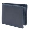 Tochigi Leather Wallet Bifold Gusseted Genuine Leather Made In Japan Leather Coaster Included Billfold Multiple Storage Men's TGS-3355(navy)