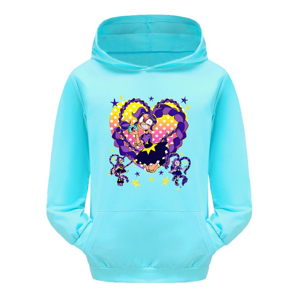 5598 Детский модный худи для девочек Лили с принтом Lovebraids, с длинными рукавами, топ