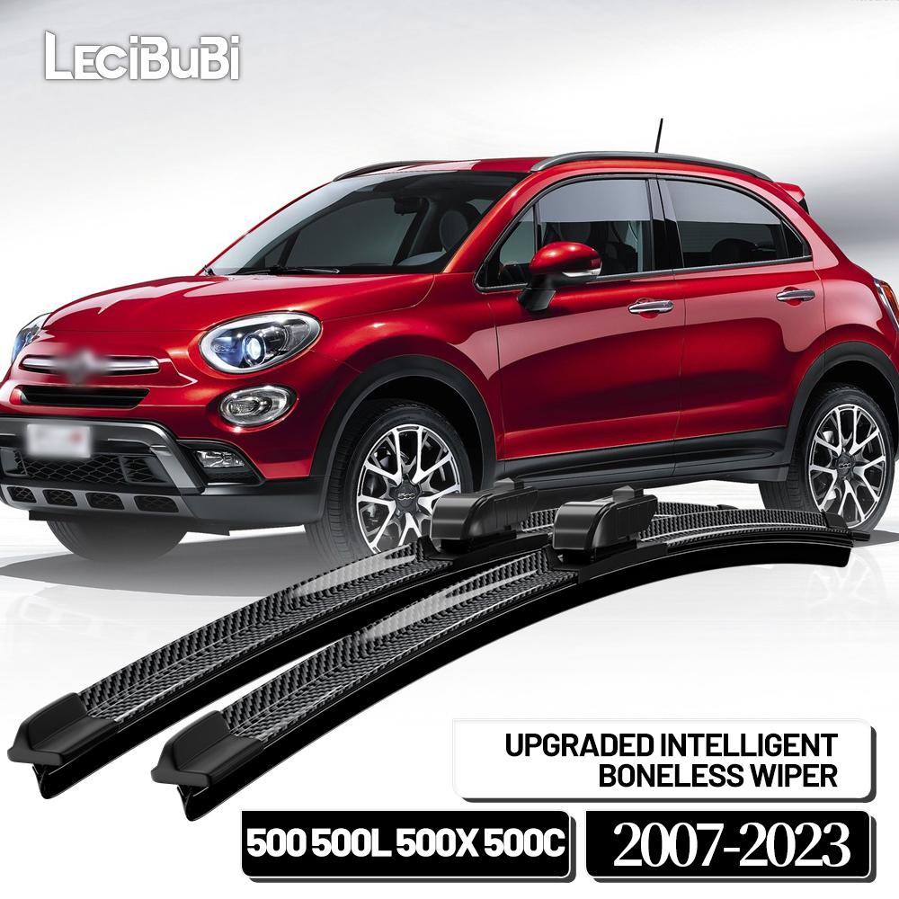 Для Fiat 500 500L 500X 500C 2007-2023 2011 2012 2013 2014 2015 2 шт. Передние щетки стеклоочистителя Стеклоочистители Стеклоочистители Углеродное волокно
