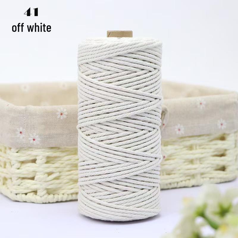 Хлопковый Канат Ручной Работы 2 мм для DIY Кошачьего Дерева и Поделок - 100 м