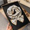 Luxury Summer Long Silk Scarf Female Animal Horse Print Thin Narrow Scarf Bag Hair Band Ribbon Scarfs Women Neckerchief
