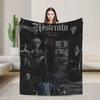 Nosferatu Vampire Dracula Fleece Throw Fashion Blankets Horror Movie Halloween for Bedding Knitted Fashion Blanket Travel Warm Multifunction