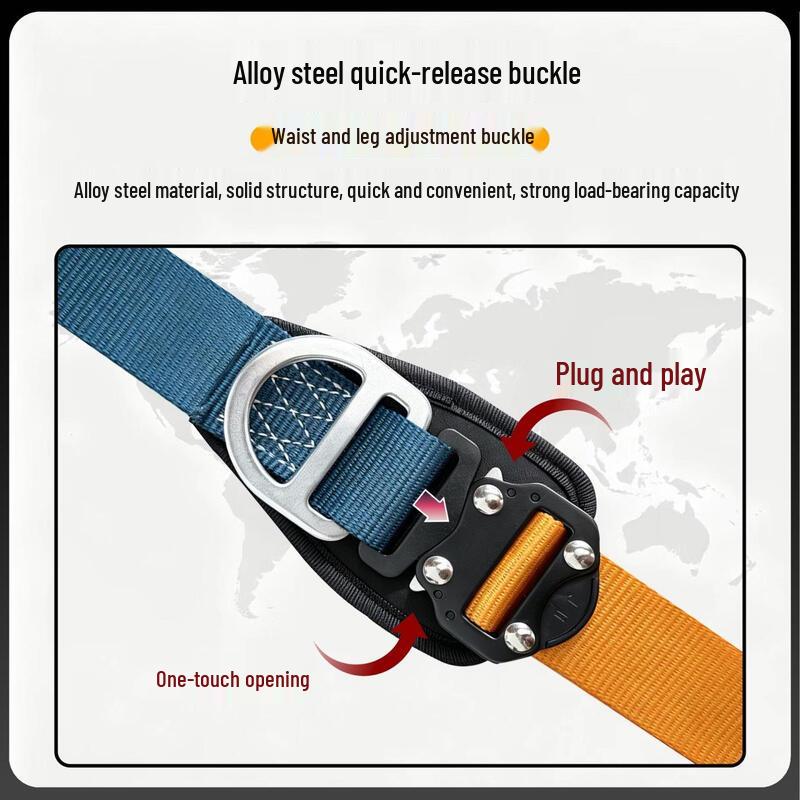 ML Quick-Insert 5-Point Fall Protection Safety Harness