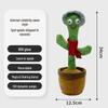 Говорящая и танцующая игрушка-кактус - шатающаяся плюшевая кукла, подарок для детей.