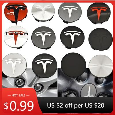 Автомобильная наклейка 56 мм ABS Колпачок ступицы колеса Tesla Эмблема Логотип Покрытие дисков автомобиля Колпачок ступицы Для Tesla Model 3 Y X S Оригинальный знак A