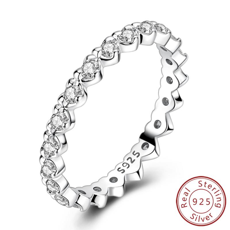 Authentic Genuine Copper Rings For Women Gold Celtic Knot Heart Shining Band Ring For Women Engagement Wedding Jewelry Creation