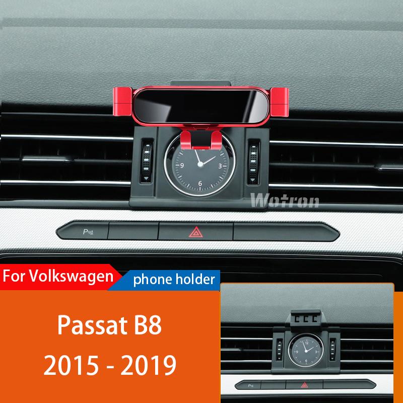 Car Mobile Phone Holder For Volkswagen Passat B7 B8 B9 2011-2022 360 Degree Rotating GPS Special Mount Support