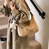 Korean Version of Simple Bag Women's Bag 2025 Winter New Soft-faced Underarm Bag Versatile Single Shoulder Messenger Bag One Piece Delivery