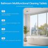 Bathroom Effervescent Cleaning Tablets for Sink, Tub & Glass  Descaler, Degreaser & Deodorizer  Dissolves Quickly for Deep Cleaning (Pack)