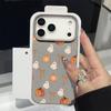 Чехол Тыквенный Фонарь Призрак Хэллоуин для iPhone 18 Pro Max Кожаная Текстура Мягкий Силиконовый Чехол для iPhone 17 16 15 14 13 Pro Max 17E 16E