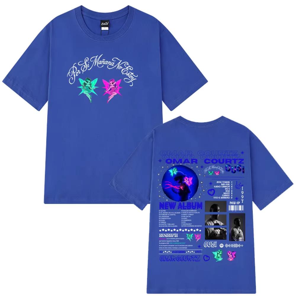 Omar Courtz Por Si Mañana No Estoy 2026 Tour Concert Graphic Print Women And Men T-shirt