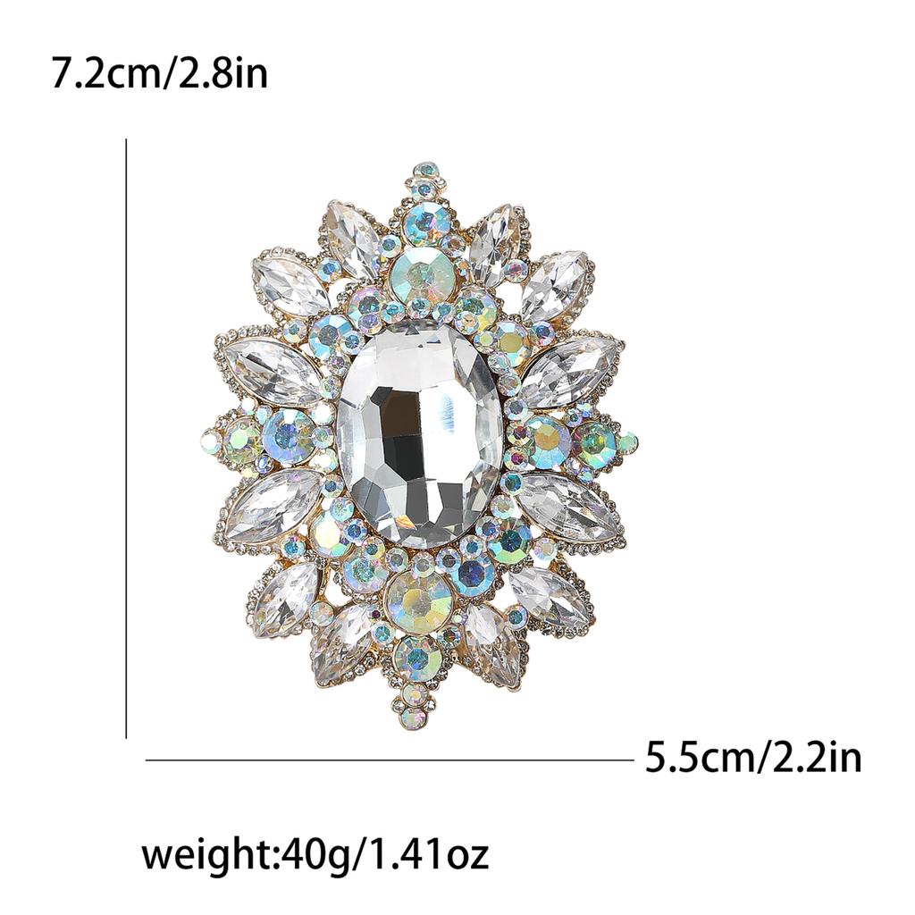 Персонализированная модная брошь из сплава со стразами, изысканная модная женская брошь для костюма, платья, корсажа, ювелирные изделия