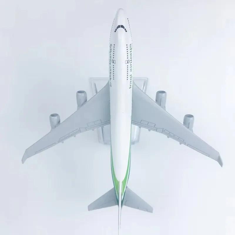 16см 1:Масштаб 400 747 Сплав Металл Модель Самолета Iraqi Airways B747 С Подставкой для Самолета Коллекционный Подарок Демонстрационная Модель Украшения