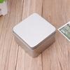 9x9cm Small Metal Tin Silver Storage Box for Case Organizer For Money Coin Candy