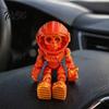 Прочная Пластиковая Коллекционная 3D Печатная Фигурка Черепа Астронавта, Подвижная Скелетная Фигурка Космонавта, Фигурка Хэллоуин, Подвижные Суставы, Украшение