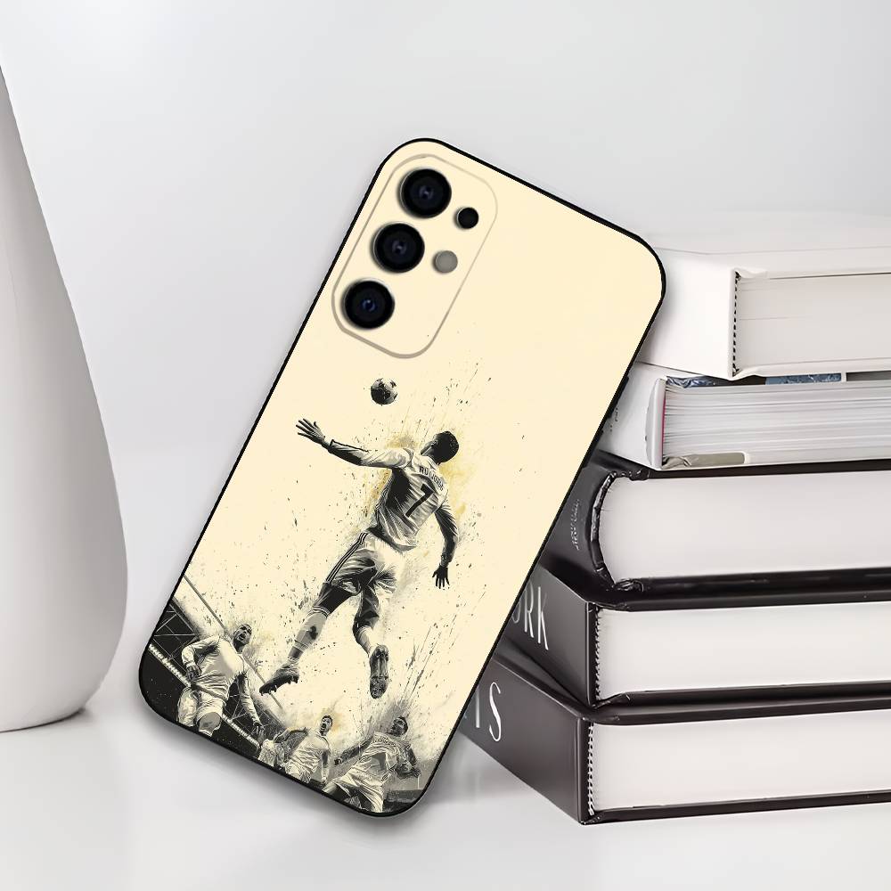 Чехол для телефона C-Cristiano R-Ronaldo для Samsung S25, S24, S21, S22, S23, S30, Ultra, S20, Plus, Fe, Lite, Мягкая черная крышка