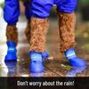 Candy Color Non-Slip Pet Rain Boots - Wear-Resistant, Fashionable & Cute Shoes for Dogs