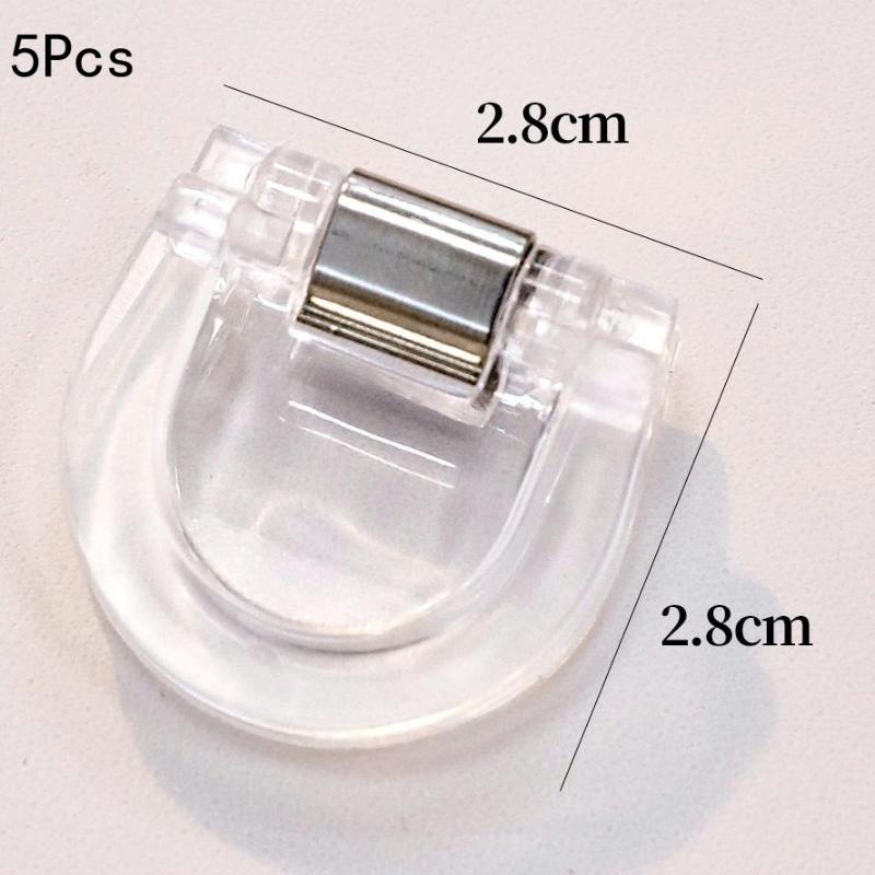 5/10 шт. Красочные прозрачные мини-многофункциональные зажимы Зажимы для хранения Зажимы для запечатывания Зажим для скрепления Зажим для файлов Зажим для скрепления блокнота