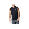Under Armour Мужской тренировочный жилет без рукавов с круглым вырезом и логотипом, черный 1367452-001
