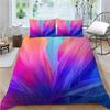 Colorful Duvet Cover Set King Size Blue Purple Red Stitching Pattern Comforter Cover Set Microfiber Polygon Flash Quilt Cover
