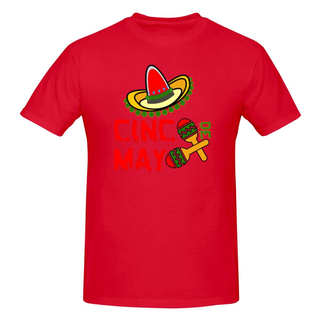 Piece Mexican Joy Funny Cotton TShirt Cinco De Mayo Tops Tees For Unisex